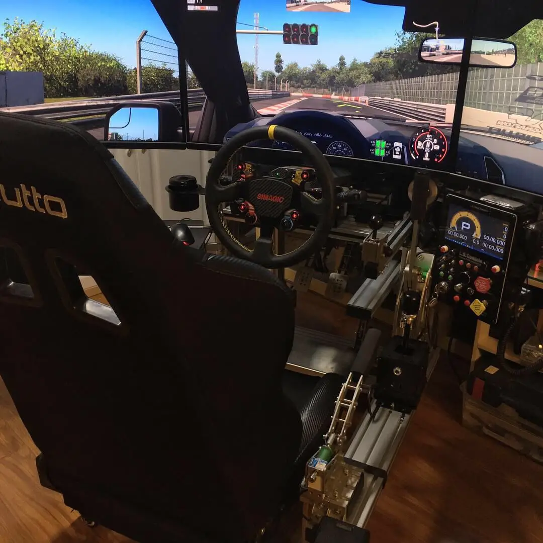 

Silver WagonR aluminum frame Logitech Tuma FANATEC Speed Demon [multi brand equipment with full capacity customization