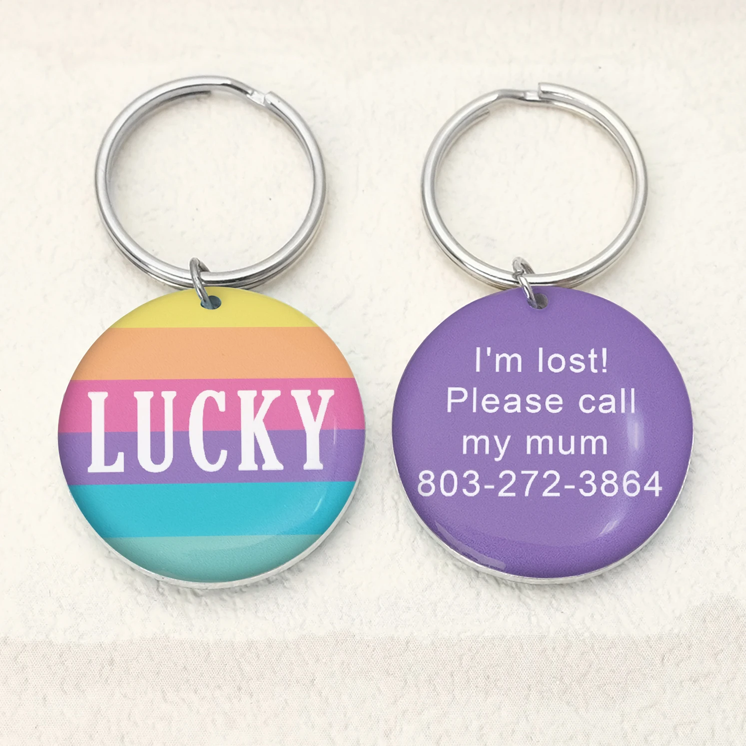 

Personalized Anti-lost Dog ID Tag Collar Accessories Identification Customized Pet Name Puppy Collar Dog Cat Tags Pet Supplies