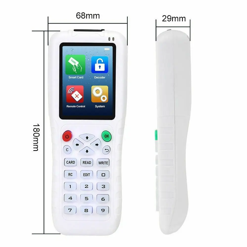 Handheld RFID Duplicator Copier Reader Outdoor Encrypted Decoder Writer 13.56MHz USB Cloners Keyfob Token Tag |