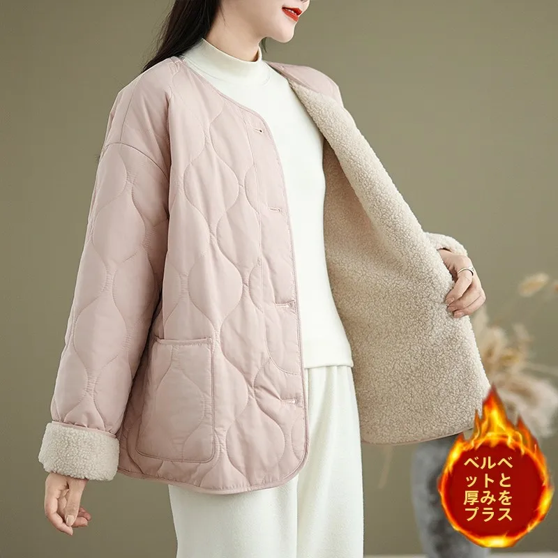 Легкий пуховик с хлопковой подкладкой женская осенне-зимняя бейсбольная форма