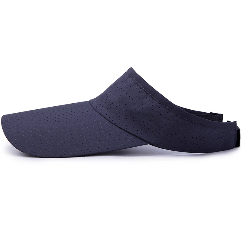 Летняя прозрачная шляпа с открытой верхней частью, шляпка для тенниса, гольфа, бега, солнцезащитная шапка с регулируемым козырьком для мужчин и женщин, защита от УФ-излучения.