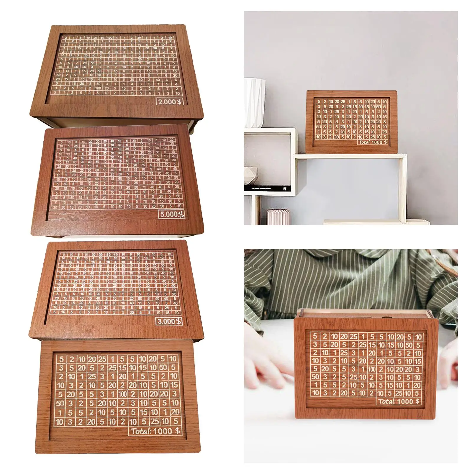 Копилка с мишенью для денег и числами