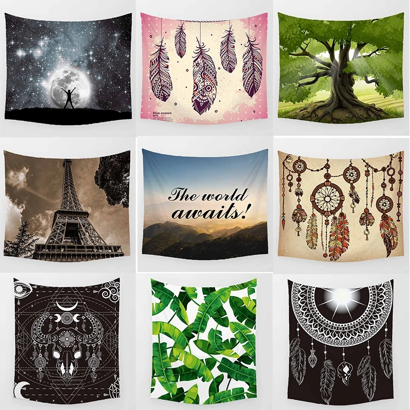 

Домашний декор, гостиная, искусственная кожа, три деревянных пера, винтажное искусственное настенное украшение