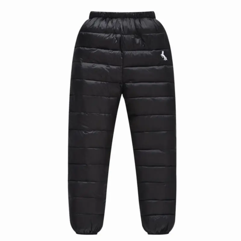 2021 New Boys and girls down cotton trousers 2-12 years old thick warm pants, baby winter trousers children's thick Sweatpants