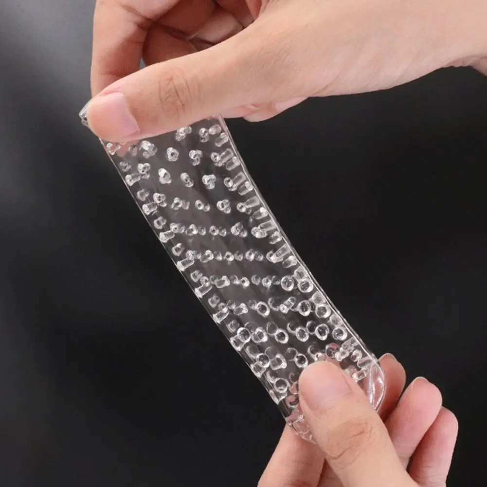 Очень толстый легкий многофункциональный прозрачный удлинитель для пениса