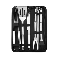 professional bbq tools set kit fork tong knife brush barbecue meat grilling utensil camping outdoor cooking tool set accessories