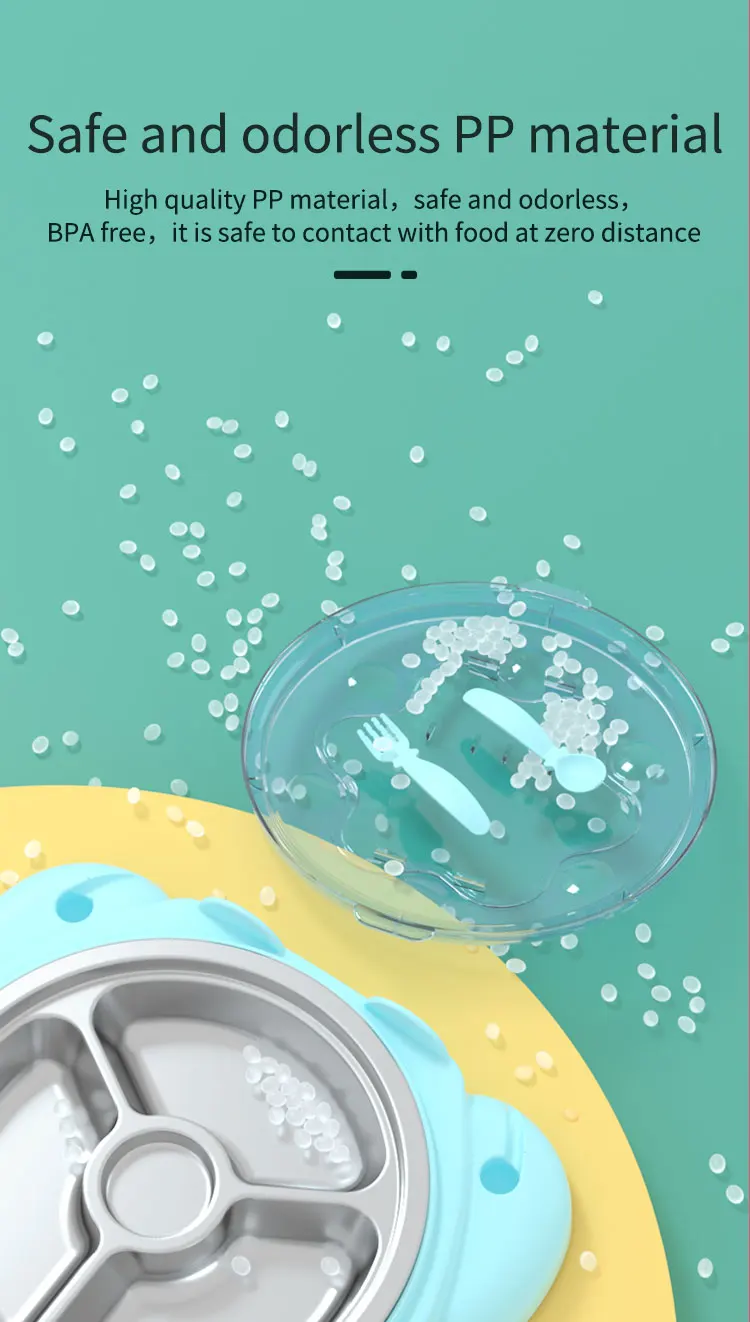 Интересная тарелка для краба из нержавеющей стали с вилкой и ложкой