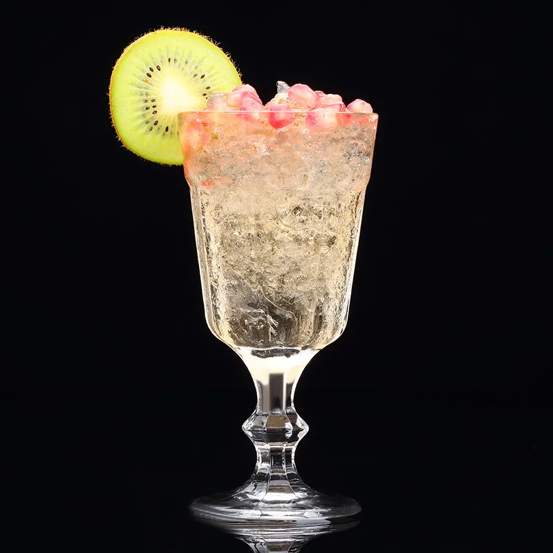 

260ml Vintage Relief Absinthe Wine Glass Lead-free Cocktail Glass Goblet Wedding Party Bar Drinking Glasses Gifts