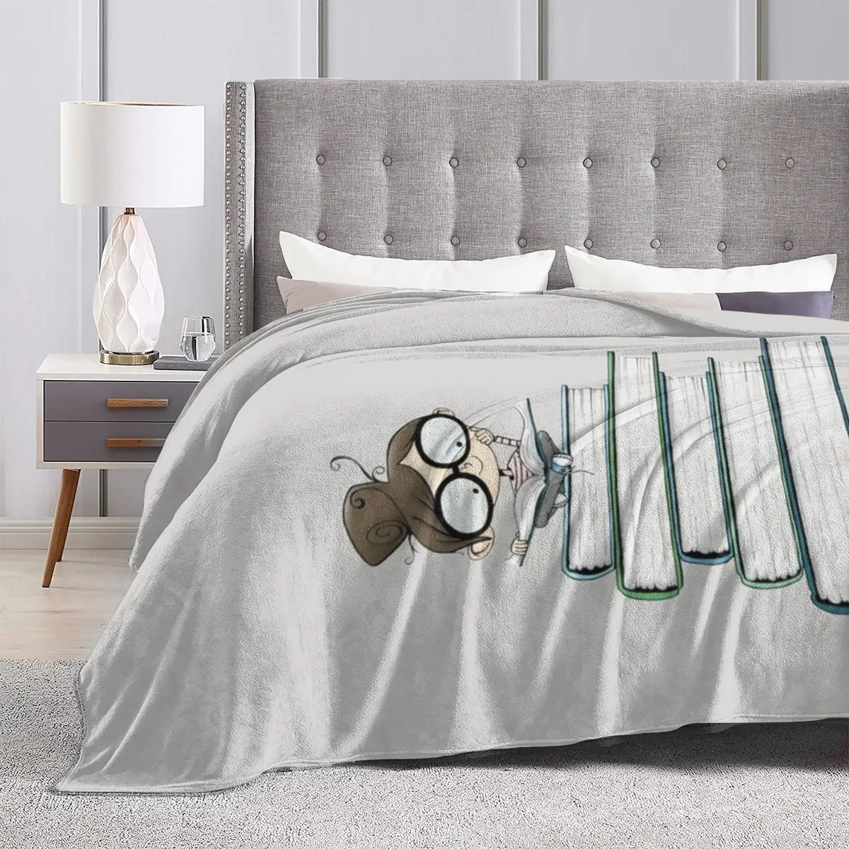 Ультрамягкое одеяло из микрофлиса Itty Bitty Book Lover