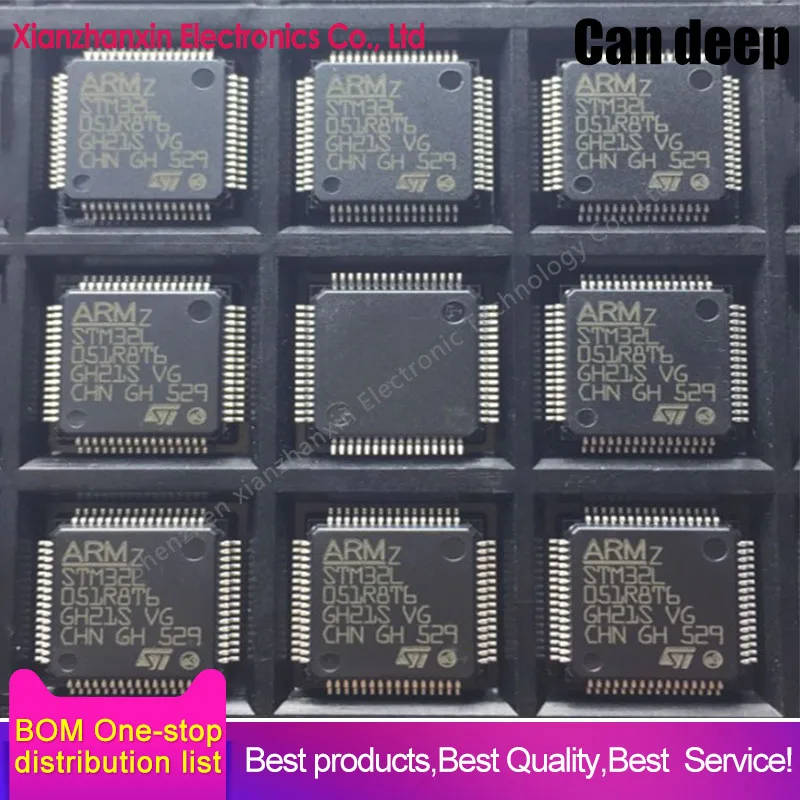 

1pcs/lot STM32L051R8T6 LQFP-64 32-bit microcontroller IC chip MCU