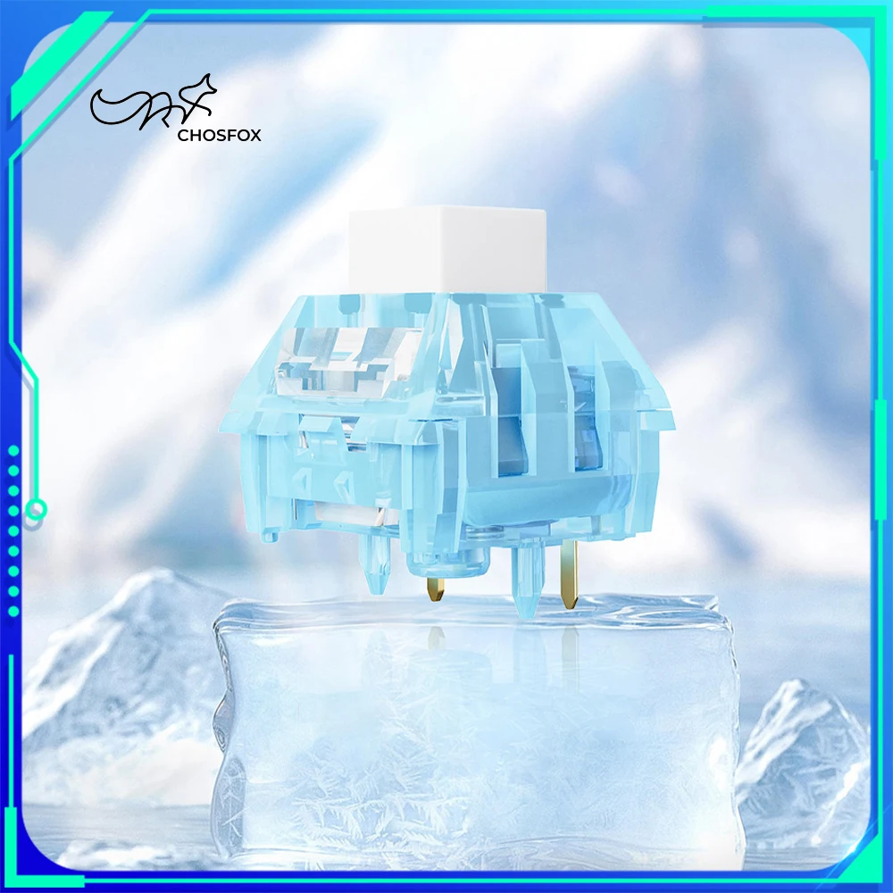 Переключатель CHOSFOX Polar Fox переключатель Kailh механический клавиатуры 30 шт. 70