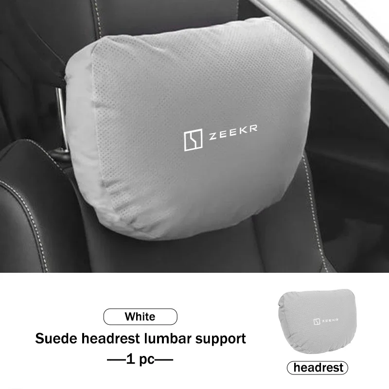

Замшевая Автомобильная подушка на подголовник, дышащая мягкая подушка на шею для Zeekr 001 009 2022 2023 2024 X EV 2021-2023 Krypton