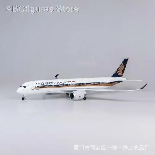 

47cm Singapore Airlines A350 1/142 Passanger Plane Resin Model Landing Gears