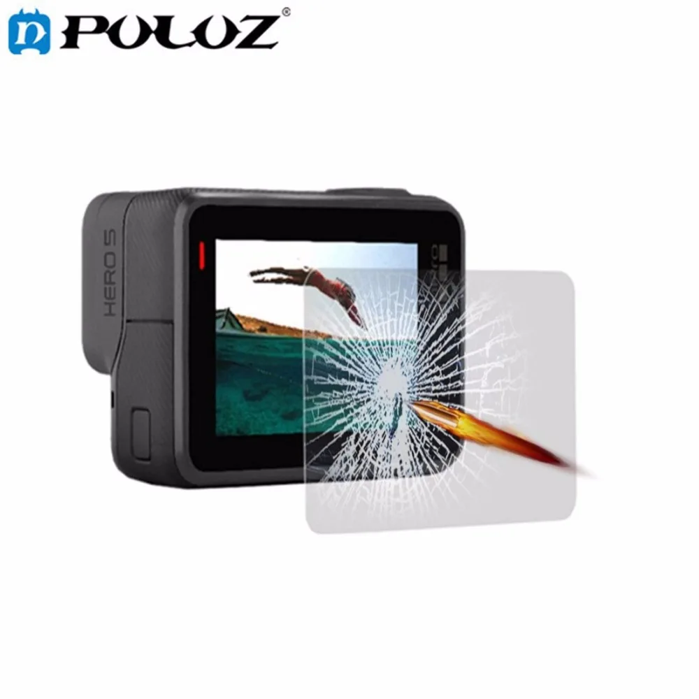 

For Go Pro Accessories LCD Dispaly Screen Protector Tempered Glass Film For 5 Black edition/ 5 5