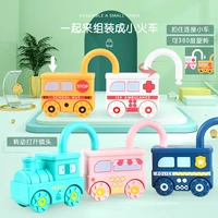 kids learning locks with keys numbers matching counting games montessori car learning educational preschool antistress toys