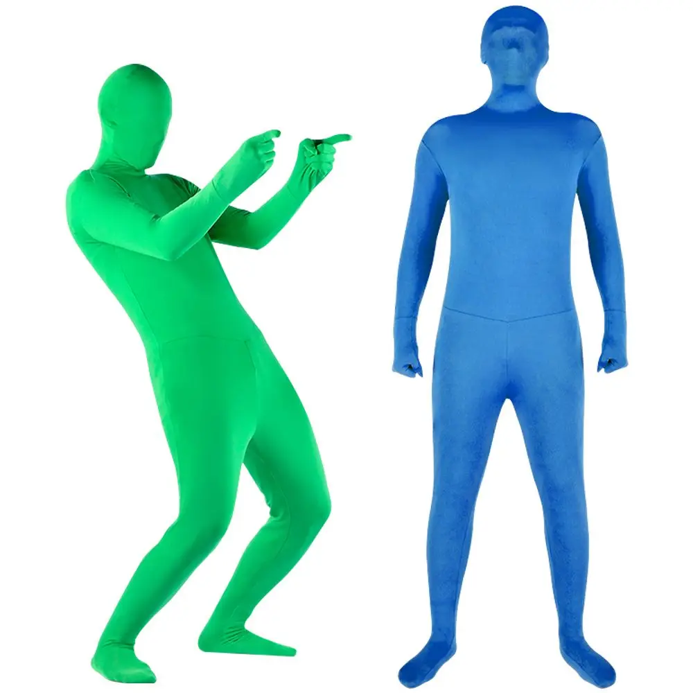 

Unisex Backdrop Spandex Stretch Invisible Effect Adult Costume Bodysuit Green Screen Photo Video Background