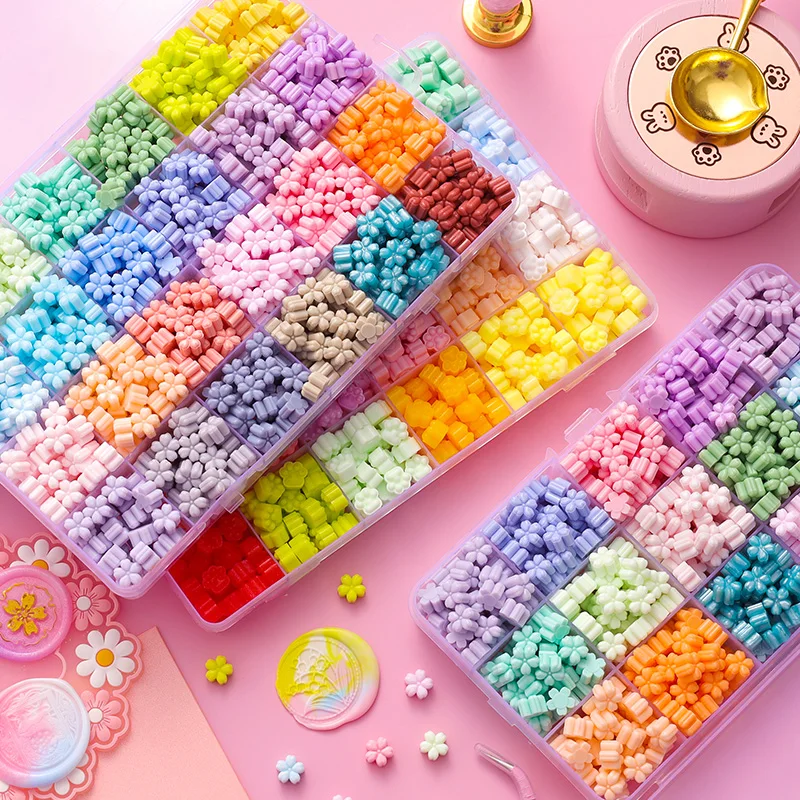 Воск для бусин в стиле ретро цветовая печать свадебного воска Цветовая морских Y15