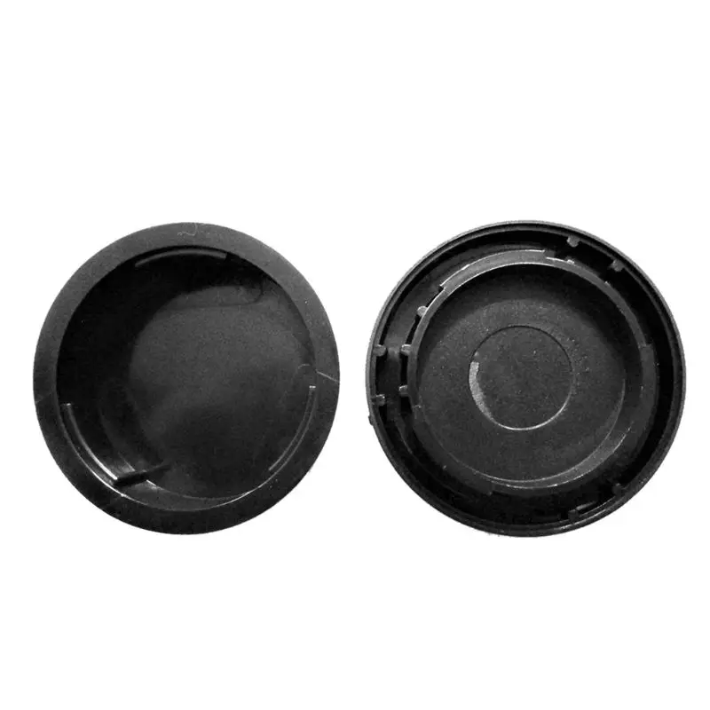 

Rear Lens Body Cap Camera Cover Set Dust Screw Mount for Protection Plastic Black Replacement for N-ikon F DSLR and AI L