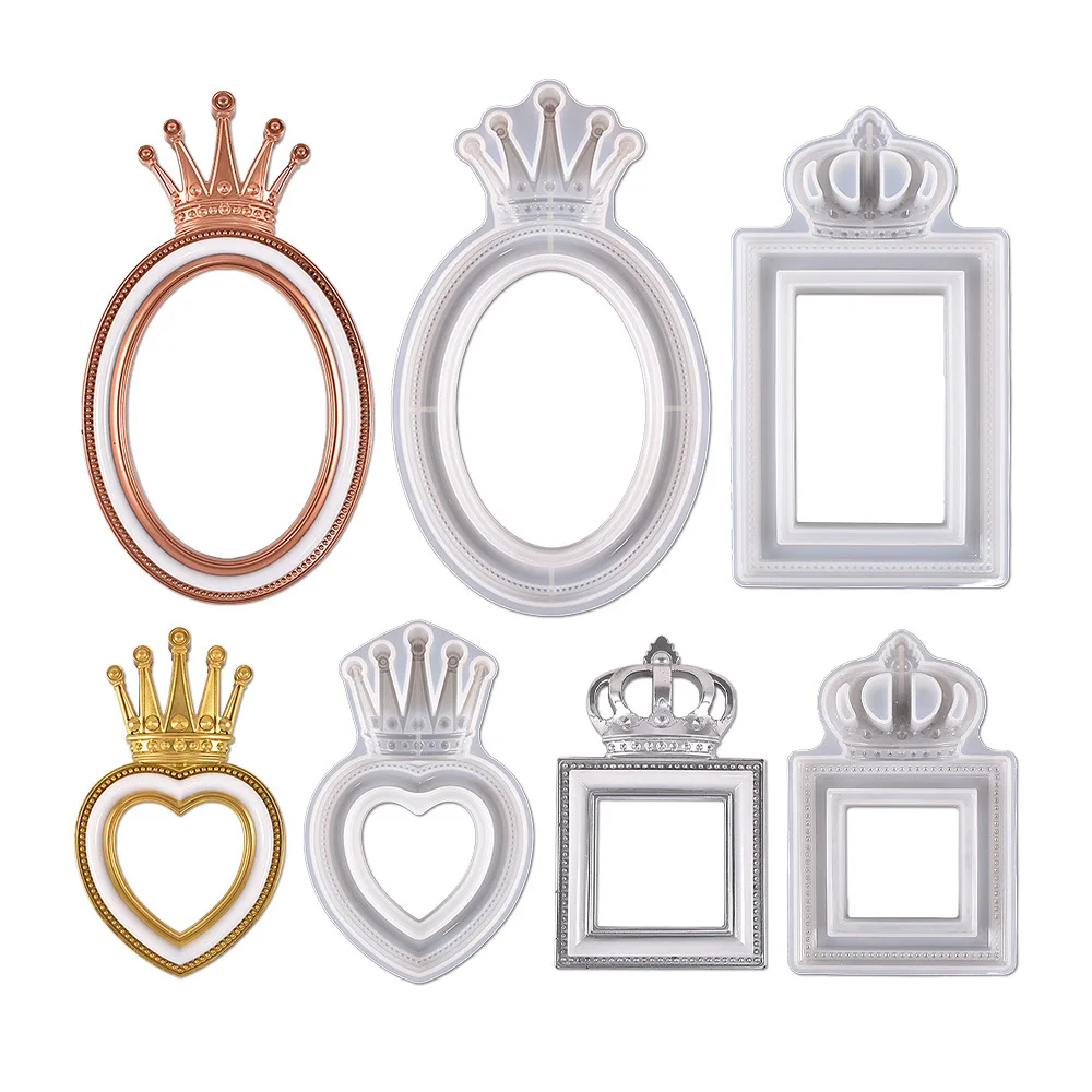 

Vintage Resin DIY Mold Picture Frame Antique Photo Resin Mold Frame Jewelry Display Frame Photography Large Frame Clay Mold