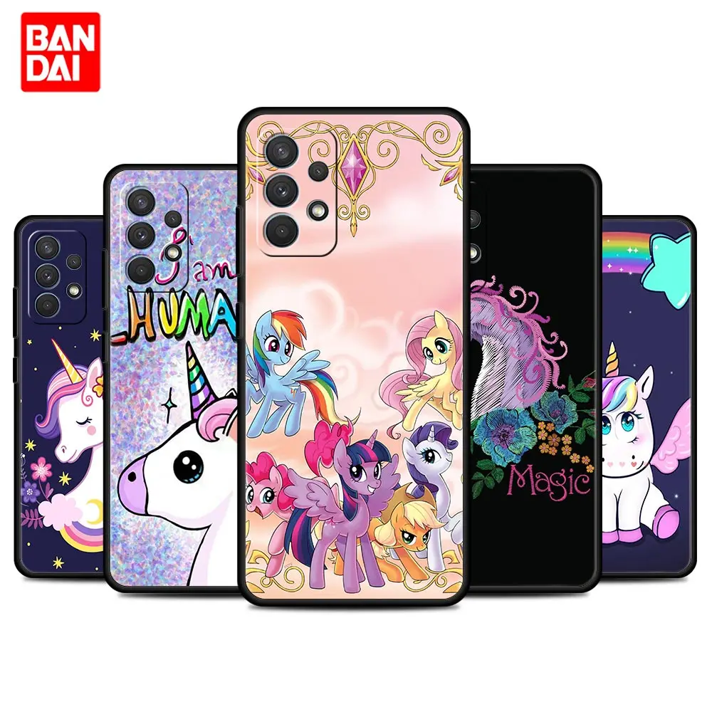 

My Little Pony Cartoon Cover Case for Samsung Galaxy A12 A51 A21s A02 A02s A22 A32 A52 A72 4G 5G Bag Capa Armor Phone Soft Cell