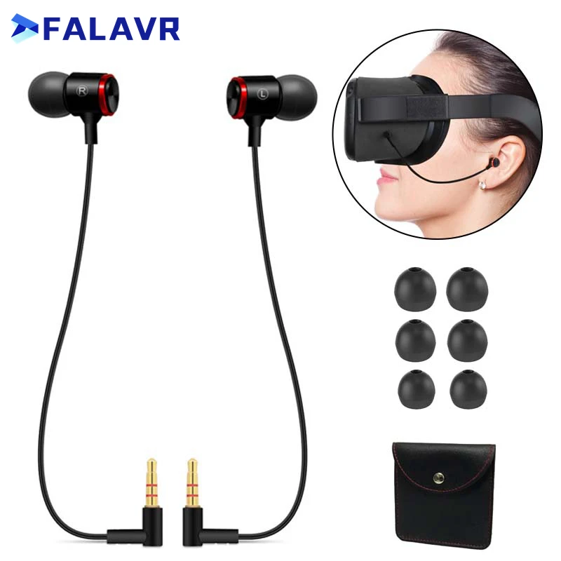 VR In-Ear Headset for Quest 1 Noise Reduction Earphone 3D 360 Degree Sound Headphones for Oculus Quest 1 Accessories Earbuds NEW