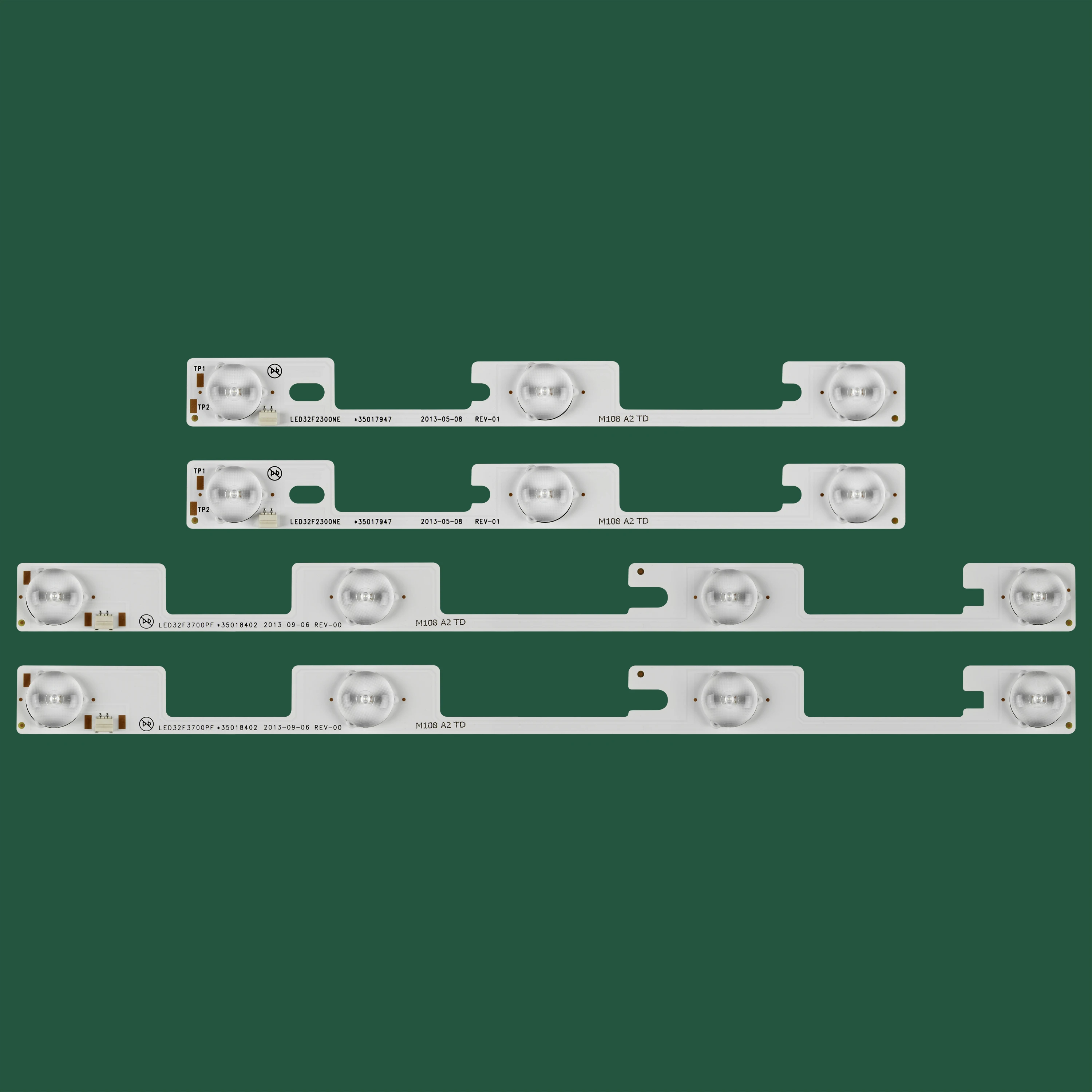 Новый 4 шт./компл. (2 шт. * 4 светодиодный + 2 шт * 3 светодиодный) светодиодный подсветка полосы для KONKA светодиодный 32F2300NE светодиодный 32F3700PF 35018402 35017947 35017948(1 светодиодный s = 6V)