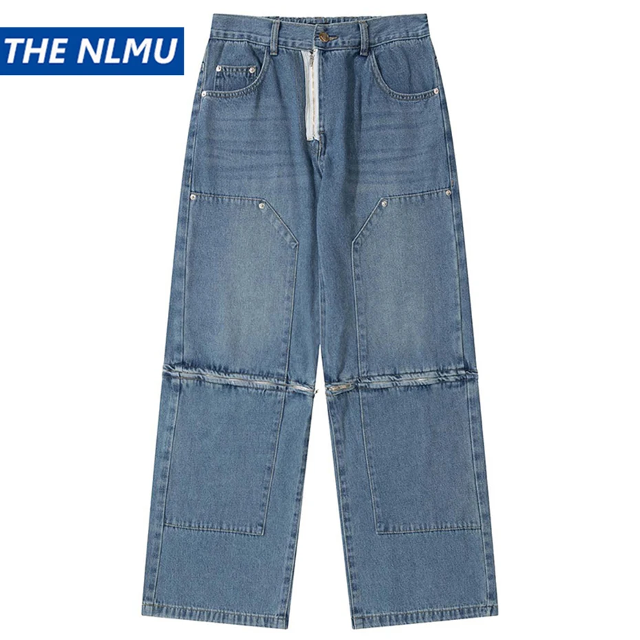 Hip Hop Baggy Jeans Streetwear Fashion Loose Straight Denim Pants Harajuku Skateboard Jeans Trousers Man