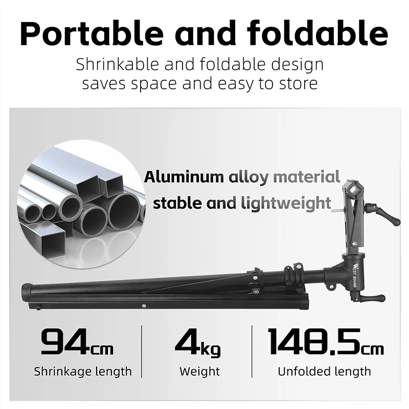 Многофункциональная подставка для ремонта велосипеда складная хранения