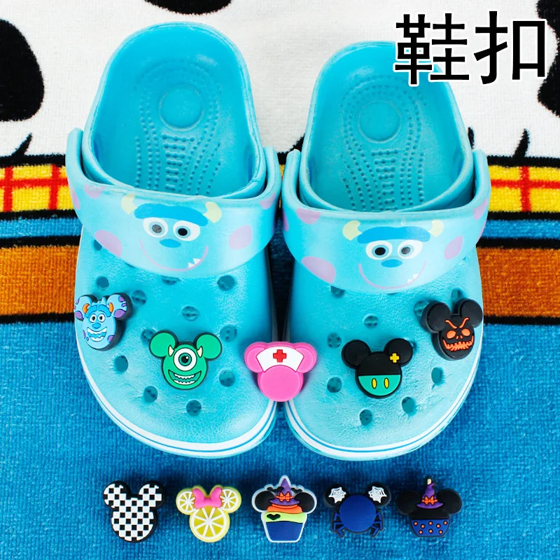 

Disney Cartoon Shoe Buckles Wholesale Mickey Mouse Head Fun Anime Accessories Sandals DIY Souvenir Halloween X-mas Birthday Gift