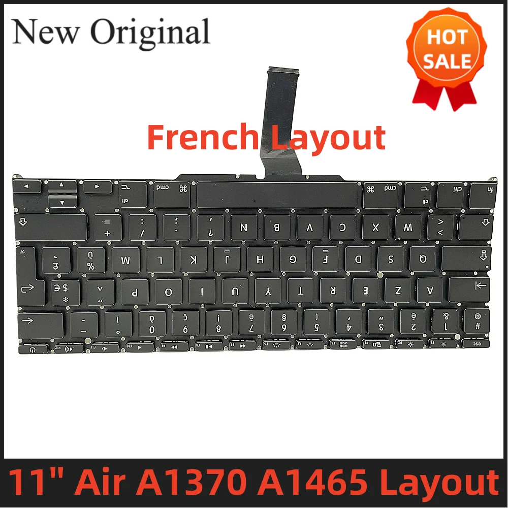 Клавиатура A1370 A1465 французская раскладка для Macbook Air 11 дюймов A1370 A1465 EMC 2471 2558 2631 2924 2011-2015 клавиатура