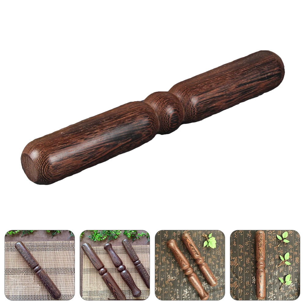 Wooden Tai Chi Ruler Roll Stick Solid Wood Tai Chi Stick Creative Wood Exercise Equipment Beginner Wooden Assorted Color