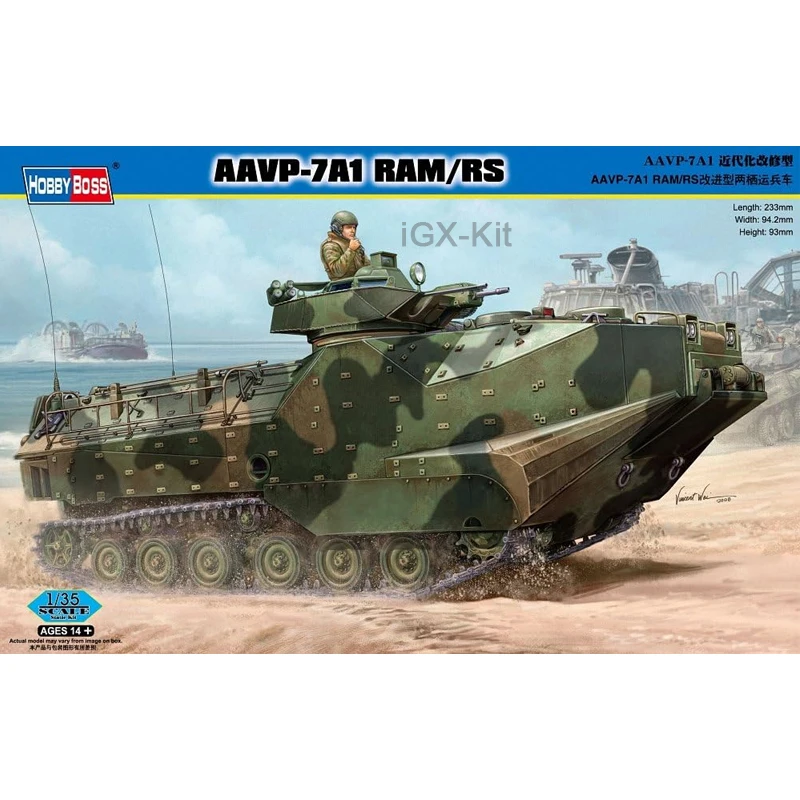 Hobbyboss 82415 1/35 AAVP7A1 AAVP-7A1 RAM/RS амфибия транспортное средство хобби ремесло игрушка