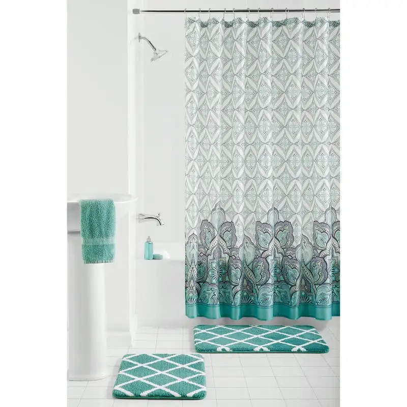 

Polyester Shower Curtain Set, 15-Piece Strawberry shower curtain Cortina baño Totoro bathroom Cortinas para baño Plainshower c