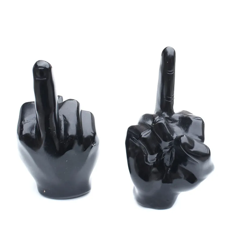 

1 шт., полированная забавная Статуэтка среднего пальца