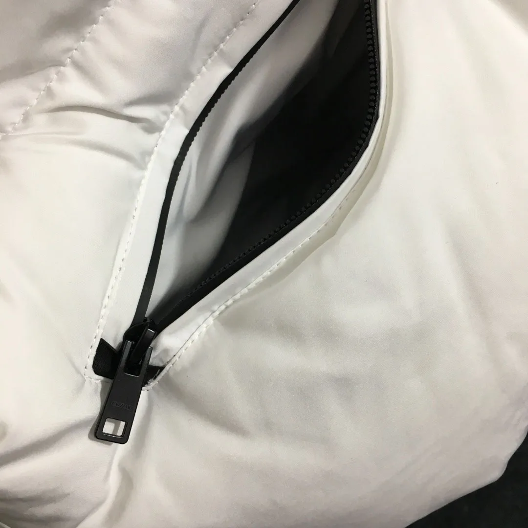 Cotton Velvet High Quality Winter Brand  Womenswear Triangle Marker Padded Coat Warm Casual Tops Hooded 6445