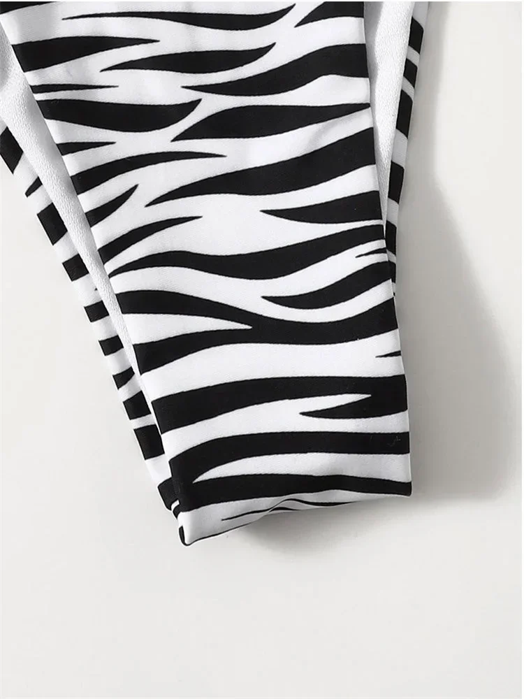 Daxiyee Женское бикини Зебра