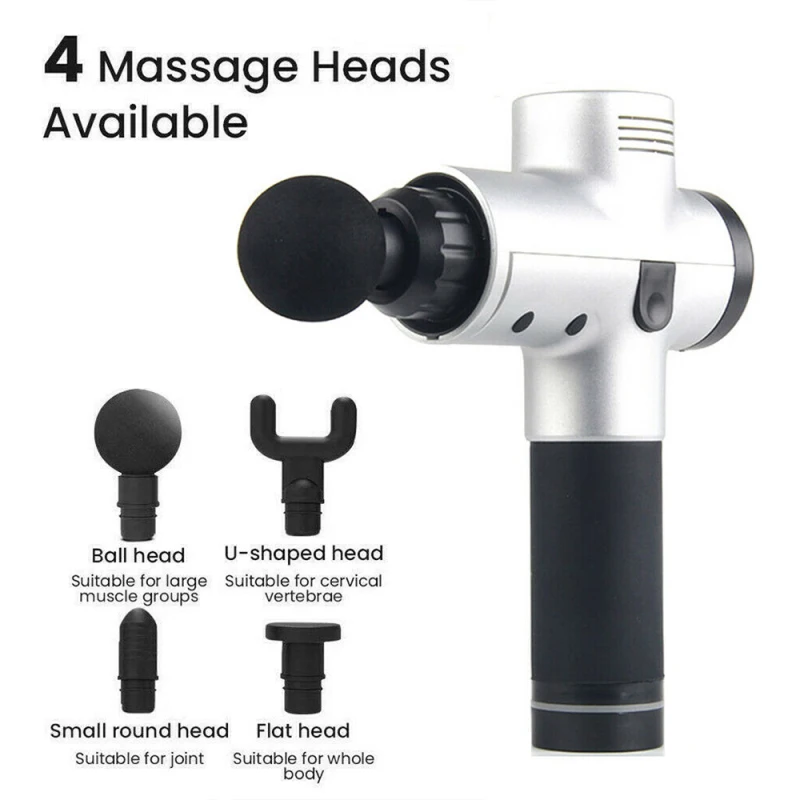 

Массажный пистолет с сенсорным экраном, массажный пистолет снимает напряжение, способствует восстановлению, гладкий и надежный, прочный, у...