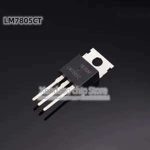 10pcs/lot LM7805CT LM7805C LM7805 In-line TO-220 package Original genuine Three-terminal stabilizer tube