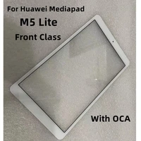 new for huawei mediapad m5 lite 8 jdn2 w09 jdn2 al00 l09 touch screen front glass outer glass lens panel replacement part