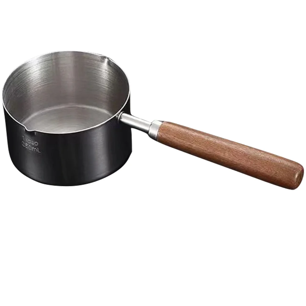 

Pot Sauce Saucepan Pan Pans Kitchen Pour Spout Stainless Steel Mini Steaming Oil Boil