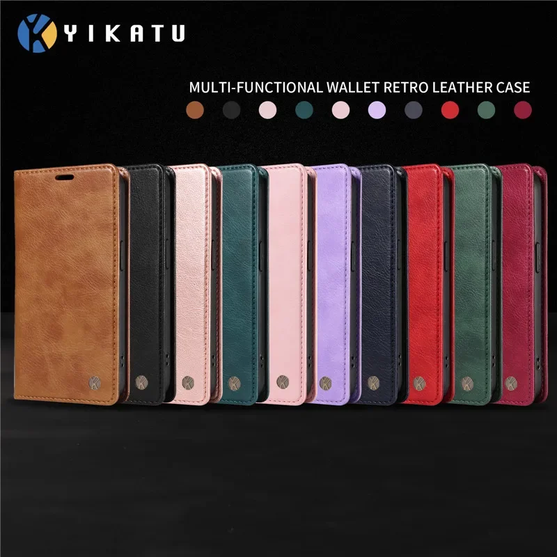 Новый Стильный чехол-бумажник для OnePlus 12R 12 R Кожаный флип-чехол на магните One + Plus 1