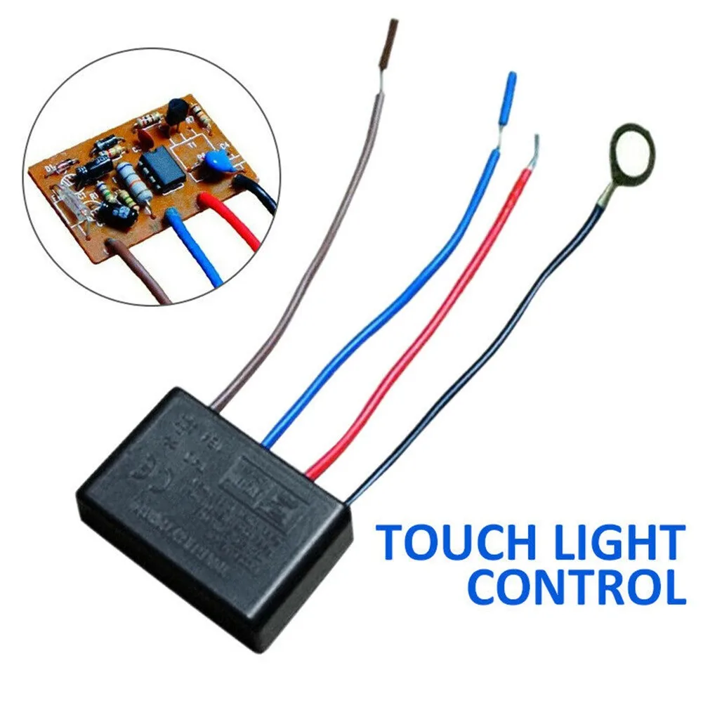 

220V Touch Light Switch Table Lamp Dimmer Control Module Sensors EU Touch Switch Compatible Desk Light Parts Touch For Bulb Lamp