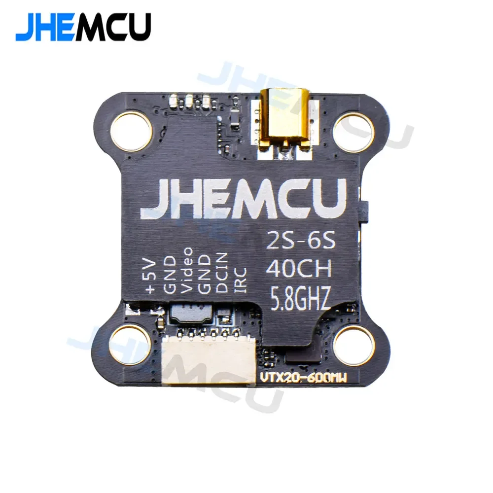 JHEMCU VTX20-600 5 8G 40-канальный передатчик FPV PitMode 25 МВт 100 200 400 600 7-26 В Регулируемый VTX для RC