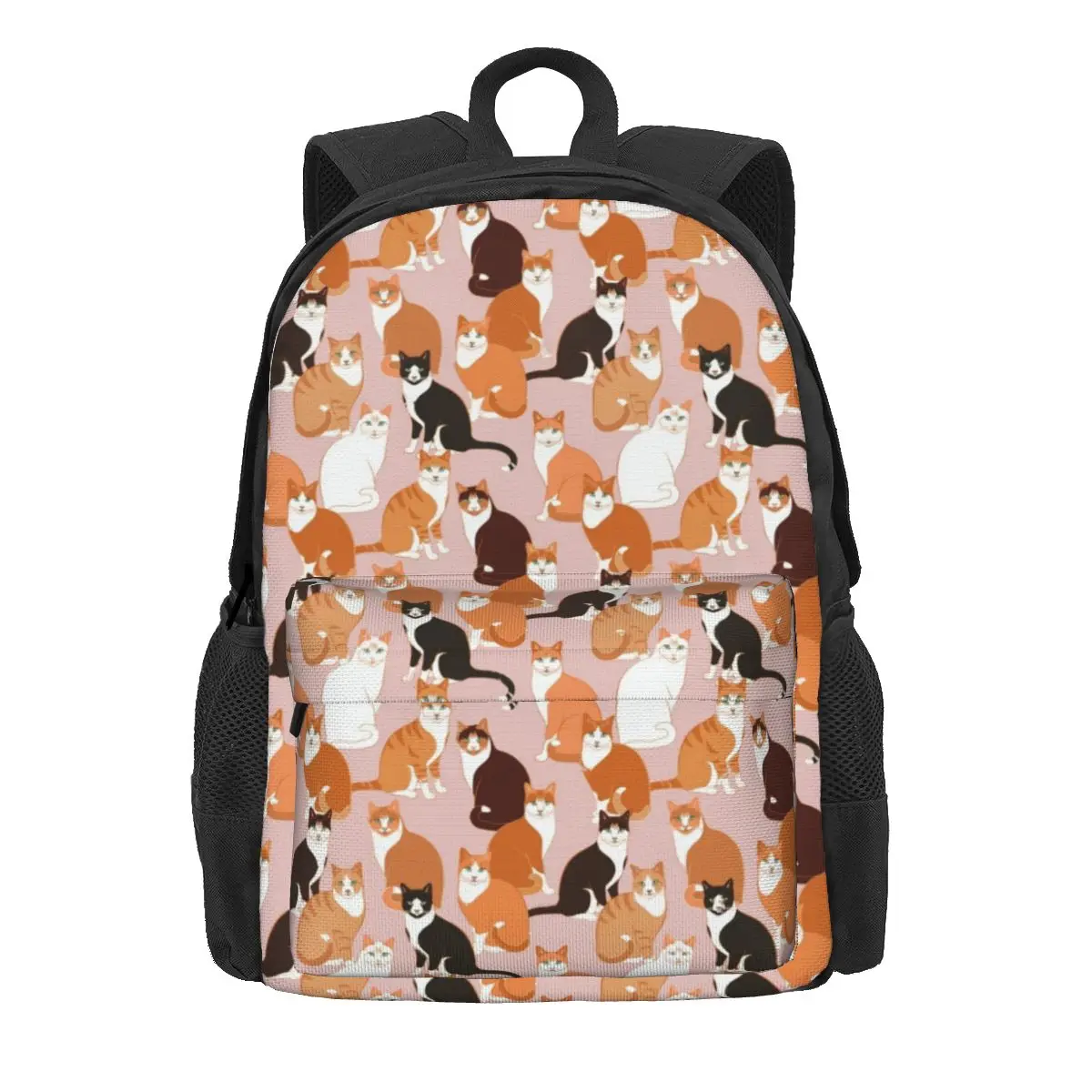 

Рюкзак с имбирными кошками, красивые милые женские рюкзаки из полиэстера для путешествий с животными, большие милые школьные сумки, рюкзак