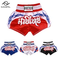 mma shorts fashion colors womens muay thai shorts men kids boxing pants embroidery breathable combat fighting grappling trunks