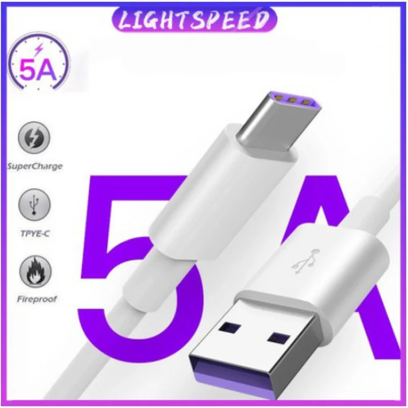 

Usb 5a Fast Charging Type-C and V8 Charger Cable For all Android