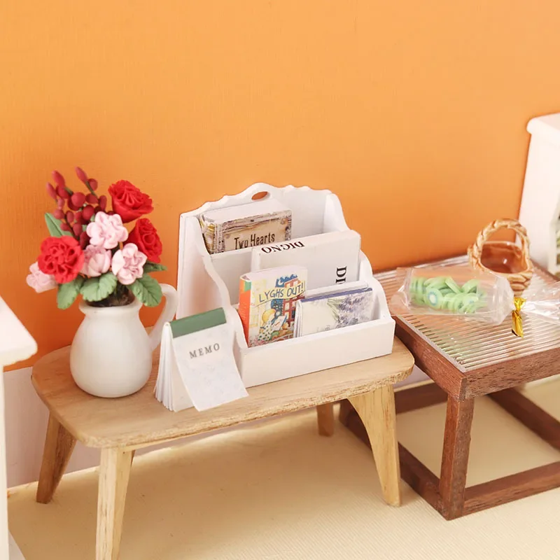 Мини-куклы BJD 1:12 настольная книжная полка кукольный домик миниатюрные предметы