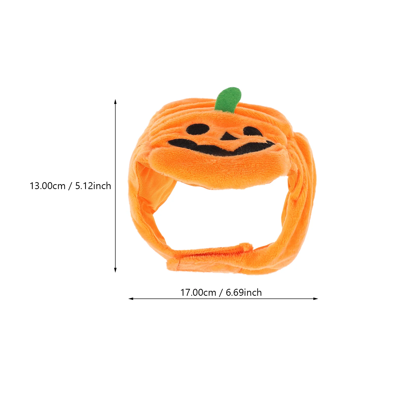 

1 Pc Durable Comfortable Pumpkin Shaped Hat Headress for Cats Pets