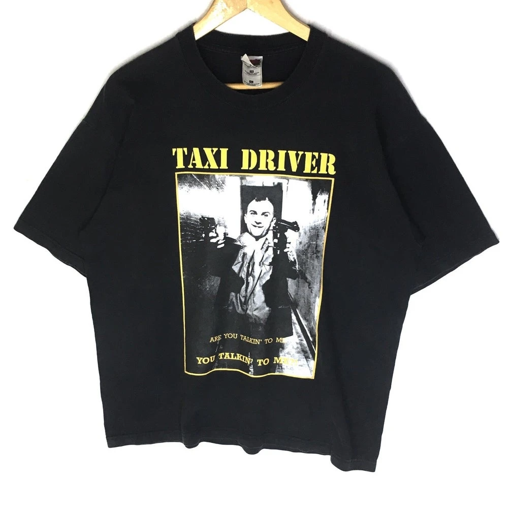 

Rare Design Vintage Movie Taxi Driver Robert De Niro T Shirt 1990S