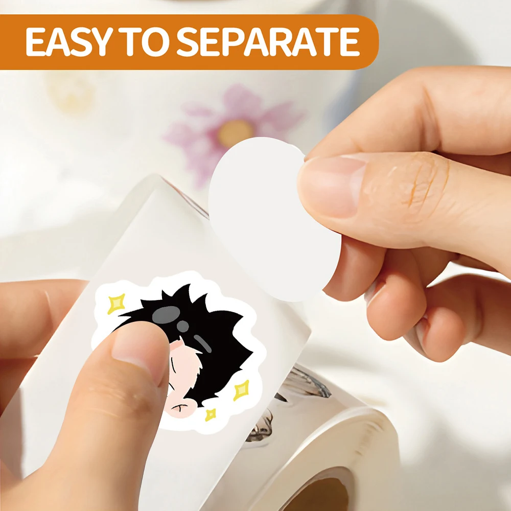 500шт Аниме Хайкюу Запечатывающие наклейки Забавный МЕМ DIY Дневник Блокнот Гитара